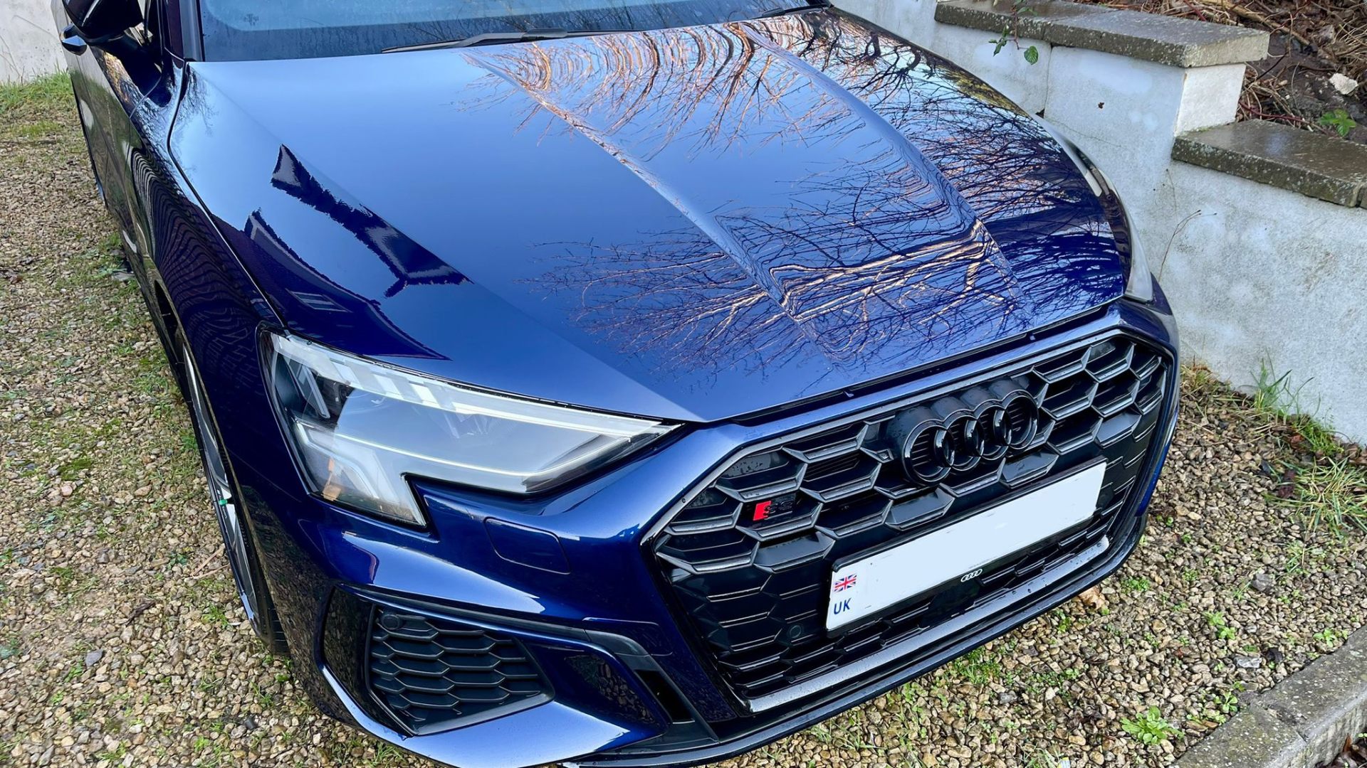 Audi after mobile valeting and machine polish in the Bristol & Gloucester area